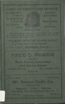 Walsh's 1929 Mt. Vernon Directory