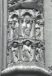 Amiens Cathedral, saints under Vierge Doree by William J. Smither