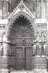 Amiens Cathedral, west facade, south portal by William J. Smither