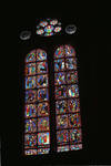 Angers Cathedral, St. Maurice, Saint Maurille Windows, Choir, east end, 13th century, Gothic stained glass, France. by Stuart Henry Rosenberg