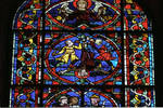 Angers Cathedral, St. Maurice, St. Peter Window, Choir, north wall, 13th century, Gothic stained glass, France. by Stuart Henry Rosenberg
