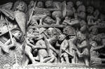 Ste. Foy, Conques, tympanum, Last Judgment (detail) by William J. Smither