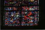 Angers Cathedral, St. Maurice, St. Julian (Julien) of Le Mans Windows, Choir, east end, 13th century, Gothic stained glass, France. by Stuart Henry Rosenberg