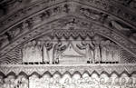 Toledo Cathedral, tympanum of the Door of the Clock (detail) by William J. Smither