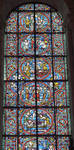 Angers:Cathedral, St. Maurice, St. Vincent of Saragossa Window, Nave, north wall, third bay, 12th century, Gothic stained glass, France. by Stuart Henry Rosenberg