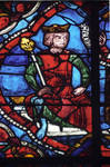 Angers Cathedral, St. Maurice, St. Thomas Becket Window, Choir, east end, 13th century, Gothic stained glass, France. by Stuart Henry Rosenberg