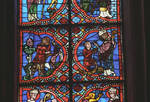 Angers Cathedral, St. Maurice, Saint Maurille Windows, Choir, east end, 13th century, Gothic stained glass, France. by Stuart Henry Rosenberg