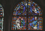 Angers Cathedral, St. Maurice, St. Julian of Le Mans Windows, Choir, east end, 13th century, Gothic stained glass, France. by Stuart Henry Rosenberg