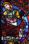 Angers Cathedral, St. Maurice, John the Baptist Window, Choir, south wall, 13th century, Gothic stained glass, France. by Stuart Henry Rosenberg