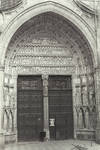 Toledo Cathedral, portal of the Door of the Clock, north transept by William J. Smither