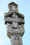 Virgin and Child flanked by Angels, Market Cross Sculpture, Plechatel, Brittany by Stuart Henry Rosenberg