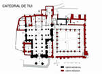 Tuy Cathedral, plan by Francisco Javier Ocana Eiroa