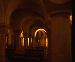 Worcester Cathedral, view of the crypt by Asa Mittman