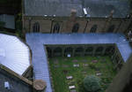 Worcester Cathedral, aerial view of the cloister by Asa Mittman