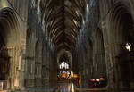 Worcester Cathedral, interior nave by Asa Mittman