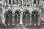 Amiens Cathedral, west facade detail by William J. Smither