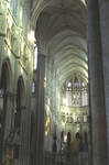 Amiens Cathedral, nave toward the choir by William J. Smither