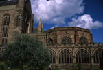 Worcester Cathedral, chapter house exterior by Asa Mittman