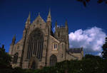 Worcester Cathedral, west facade by Asa Mittman