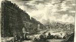 Veduta degli avanzi del Castro Pretorio nella Villa Adriana a Tivoli