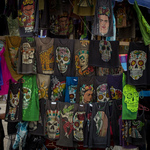 T-shirts sold to tourists at Chichén Itzá March 10, 2018