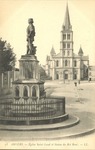 Église Saint-Laud et Statue du Roi René
