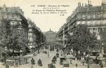 Avenue de l'Opera et Place du Theatre Francais