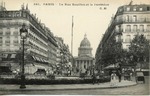 La Rue Soufflot et le Pantheon